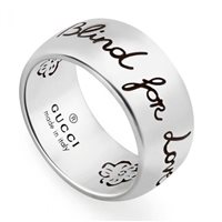 Anello Gucci Donna Blind For Love in Argento YBC455248001017-17 - YBC455248001017-17